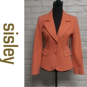 Sisley | Amazing Vibrant Wool Business Jacket